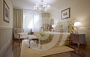 Luxury bedroom english style