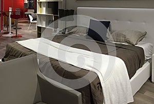 Luxury bedroom furniture selling at store