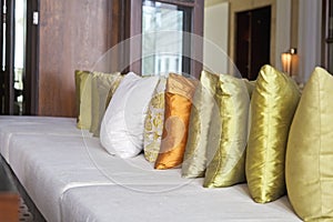 Luxury bespoke seating scatter cushions