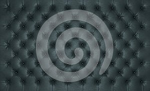 Luxury Black buttoned leather texture