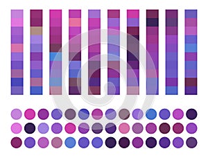 Luxury bright summer neon colour palette vector collection. Luxury colour swatches. Idea for interior, business,fabric, packaging.