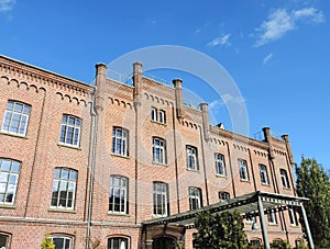 Luxury building, brick stone.