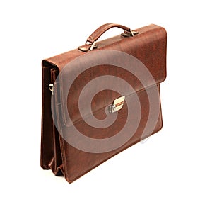 Luxury business brown brief-case