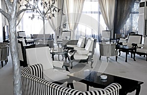 Luxury cafe or lounge room