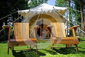 Luxury camping