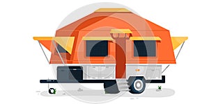 Luxury camping trailer