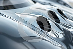 Luxury Car Abstract Design Aerodynamic Detail