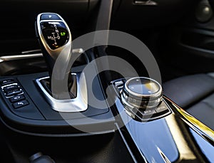 Luxury car automatic transmission handle