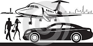 Luxury car service from airport