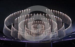 Luxury chandelier light electricity interior decoration hall in fashion design