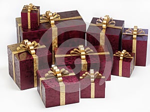 Luxury christmas present boxes