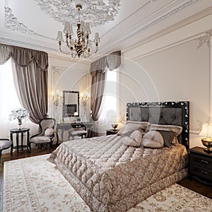 Luxury Classic Modern Bedroom Interior Design