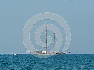 Luxury classic sailing yacht, twin masted schoone. Forte dei Marmi
