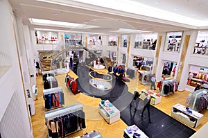 Luxury clothing store in Hamburg, Germany