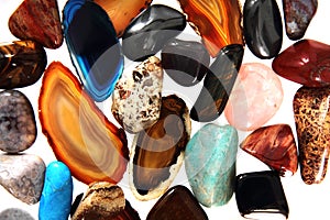 Luxury color gems as background