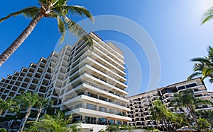 Luxury condominiums and apartments on Playa De Los Muertos beach and pier close to the famous Puerto Vallarta Malecon