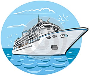 Luxury cruise ship