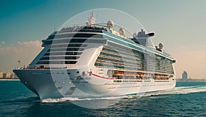 Luxury cruise ship sea vacation adventure journey tour tourism large