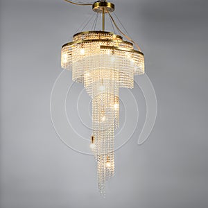 Luxury crystal led chandelier lighting