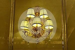 Luxury crystal wall lighting