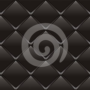 Luxury dark brown seamless leather pattern