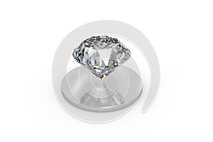 luxury diamond gem, 3d rendering