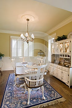 Luxury diningroom photo