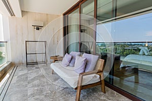 Luxury ensuite 5 star balcony in bedroom