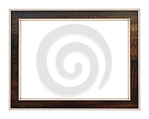 Luxury exotic snakewood frame border photo