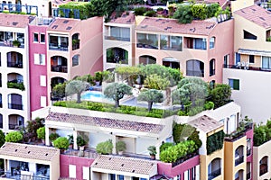 Lujo apartamentos exuberante techo jardín 