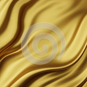Luxury gold fabric background 3d render