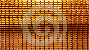 Luxury gold micro squares, premium geometric pattern