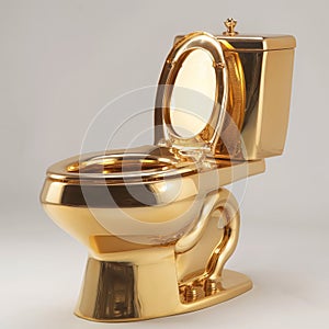 Luxury Gold Toilet Concept