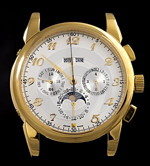 Luxury gold watch