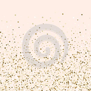 Luxury golden confetti, gold glittering background, blush pink and gold confetti