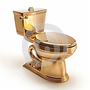 Luxury Golden Toilet Concept