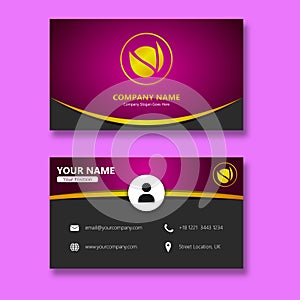 Luxury Gradient Business Card Lux Style