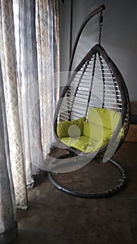 Luxury hanging couch or metalic swing