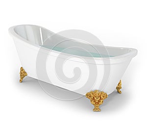 Luxury Home Bath on white
