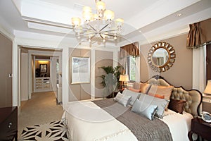 Luxury home bedroom