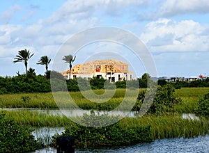 New home being constructed Florida, USA