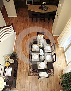 Luxury home dining room.