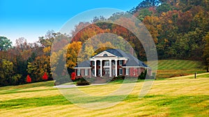 Luxury Home in the Fall