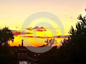 Luxury Home with Pool at Sunset