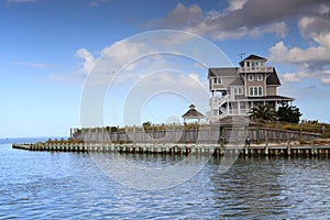 Luxury Home Surrounded by Water