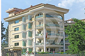Luxury hotel building