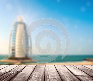 Luxury hotel Burj Al Arab Tower of the Arabs