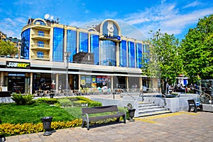 Luxury hotel on the city embankment in Rostov-on-Don