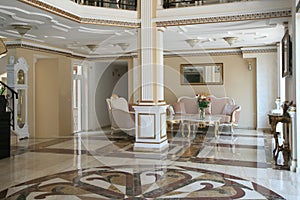 Luxury hotel interior