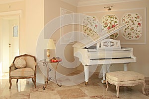 Luxury hotel interior